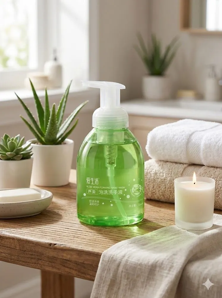 iLiFE Жидкое мыло-пенка для рук с алоэ вера 500 мл